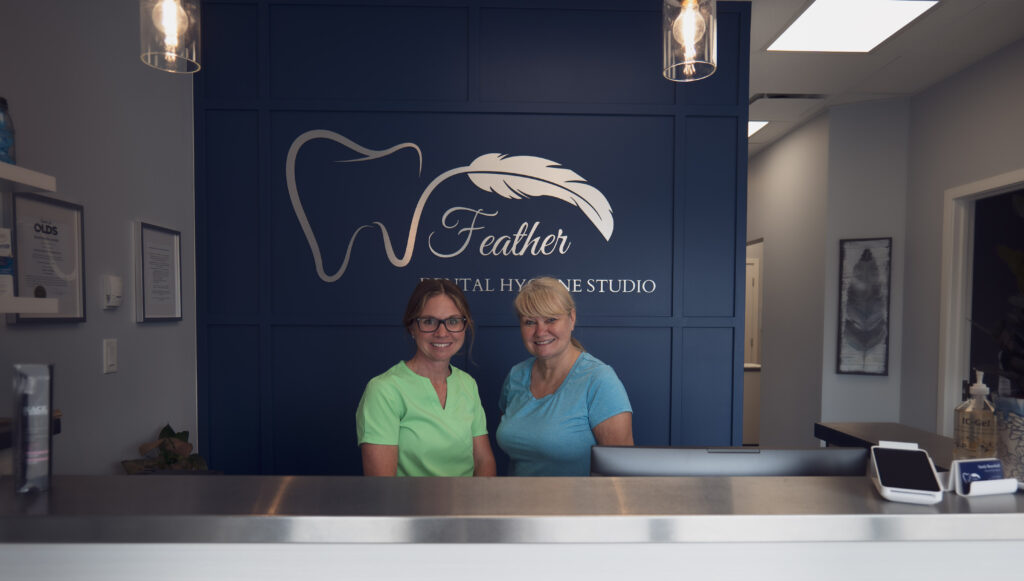 A dedicated team of dental professionals at Feather Dental Hygiene Studio
