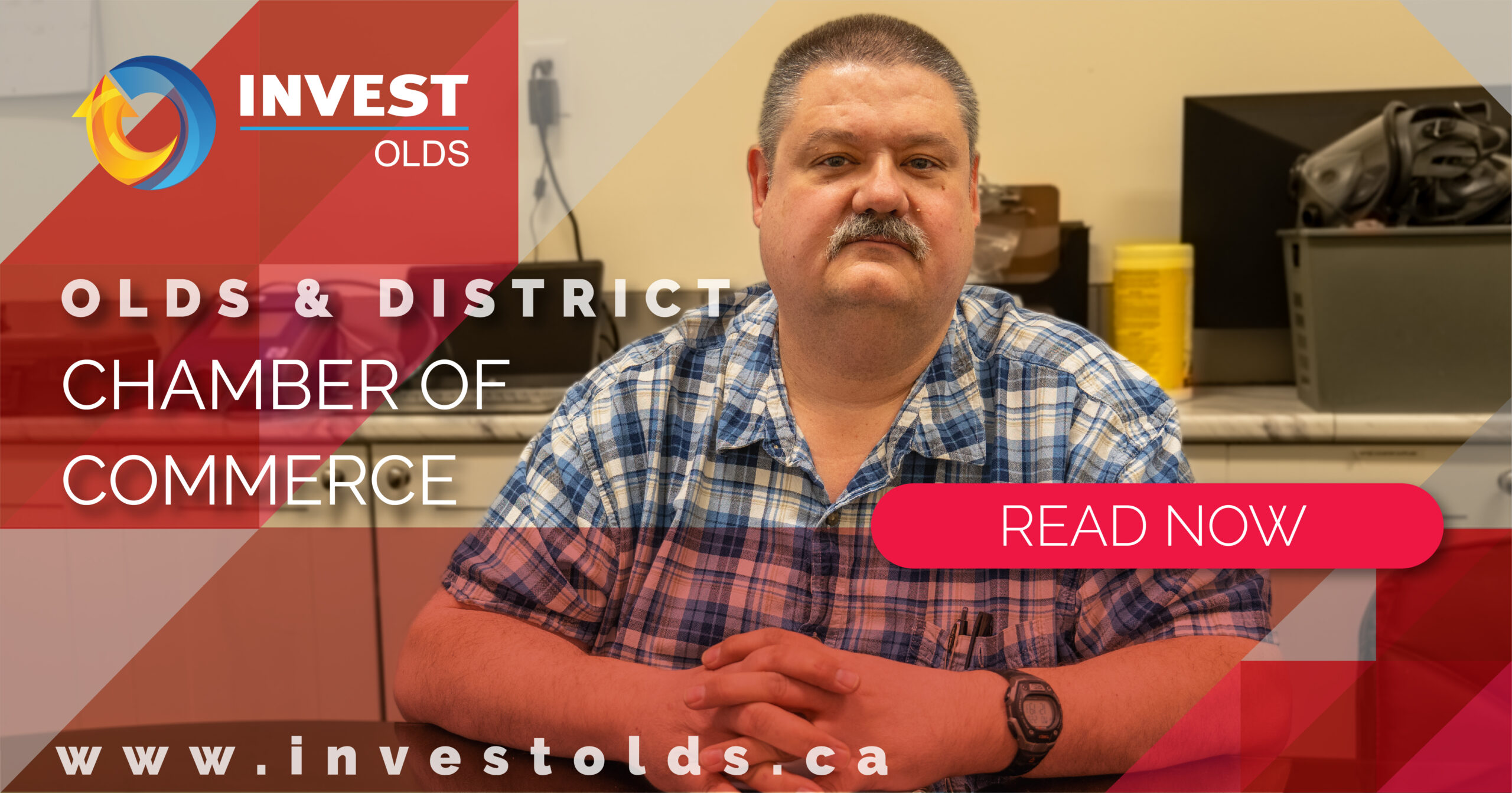 Doug Rieberger - the president of Olds & District Chamber of Commerce